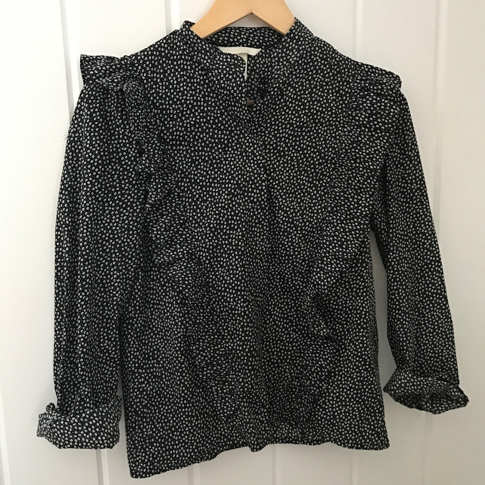 H&M Ruffle Floral Top